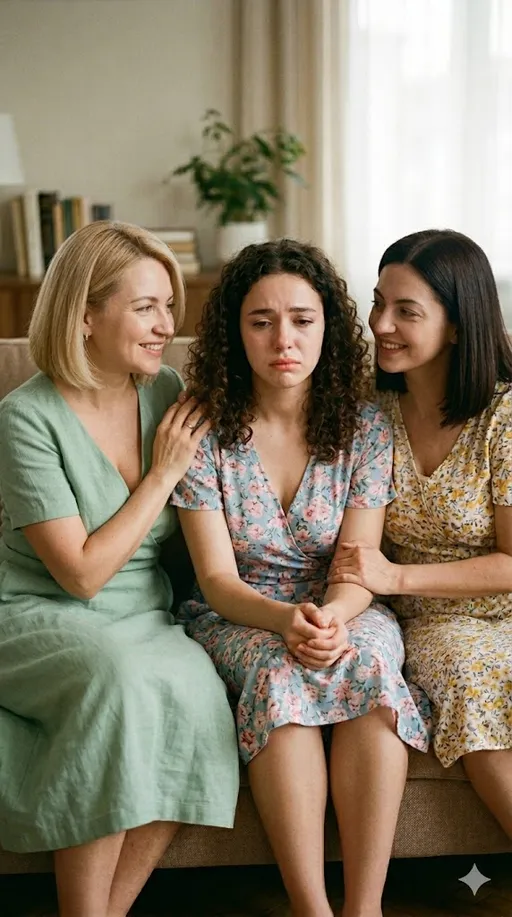Lesbian Threesome Double Tit L